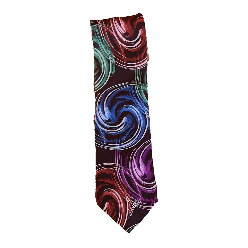 J. Garcia Snail Garden Collection Edition 100% Silk Men’s Neck Tie